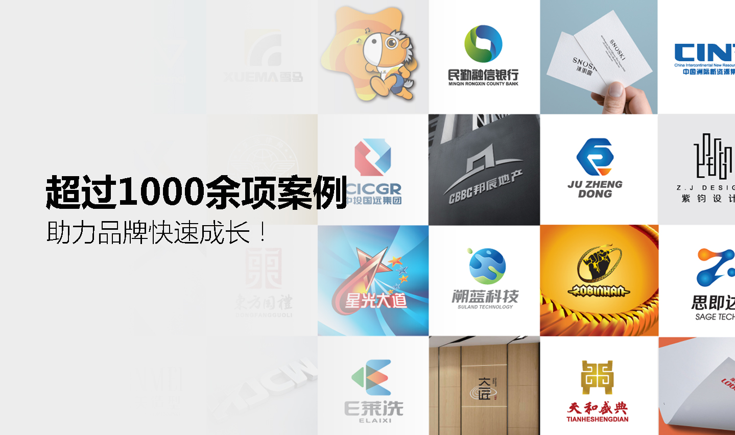 1000余项案例